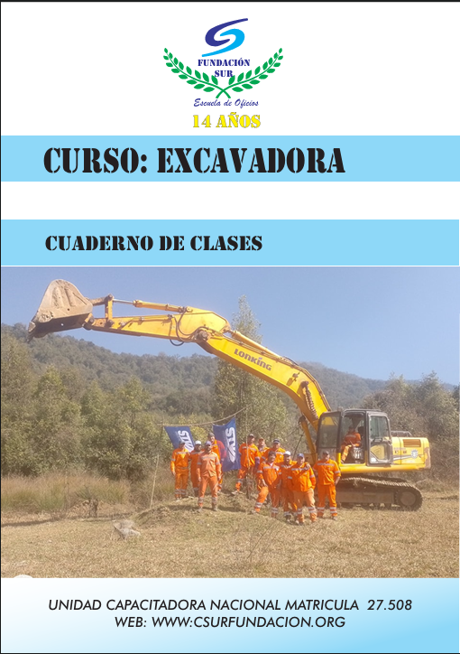 Tapa del manual Excavadora