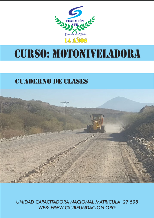 Tapa del manual Motoniveladora