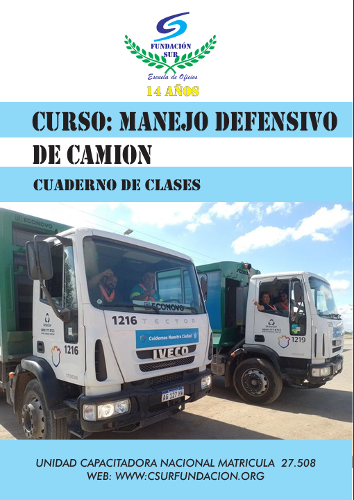 Tapa del manual Manejo defensivo de camión